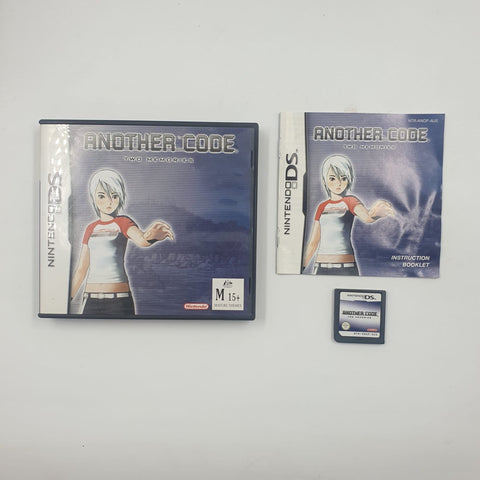 Another Code Nintendo Ds Game + Manual 05A4