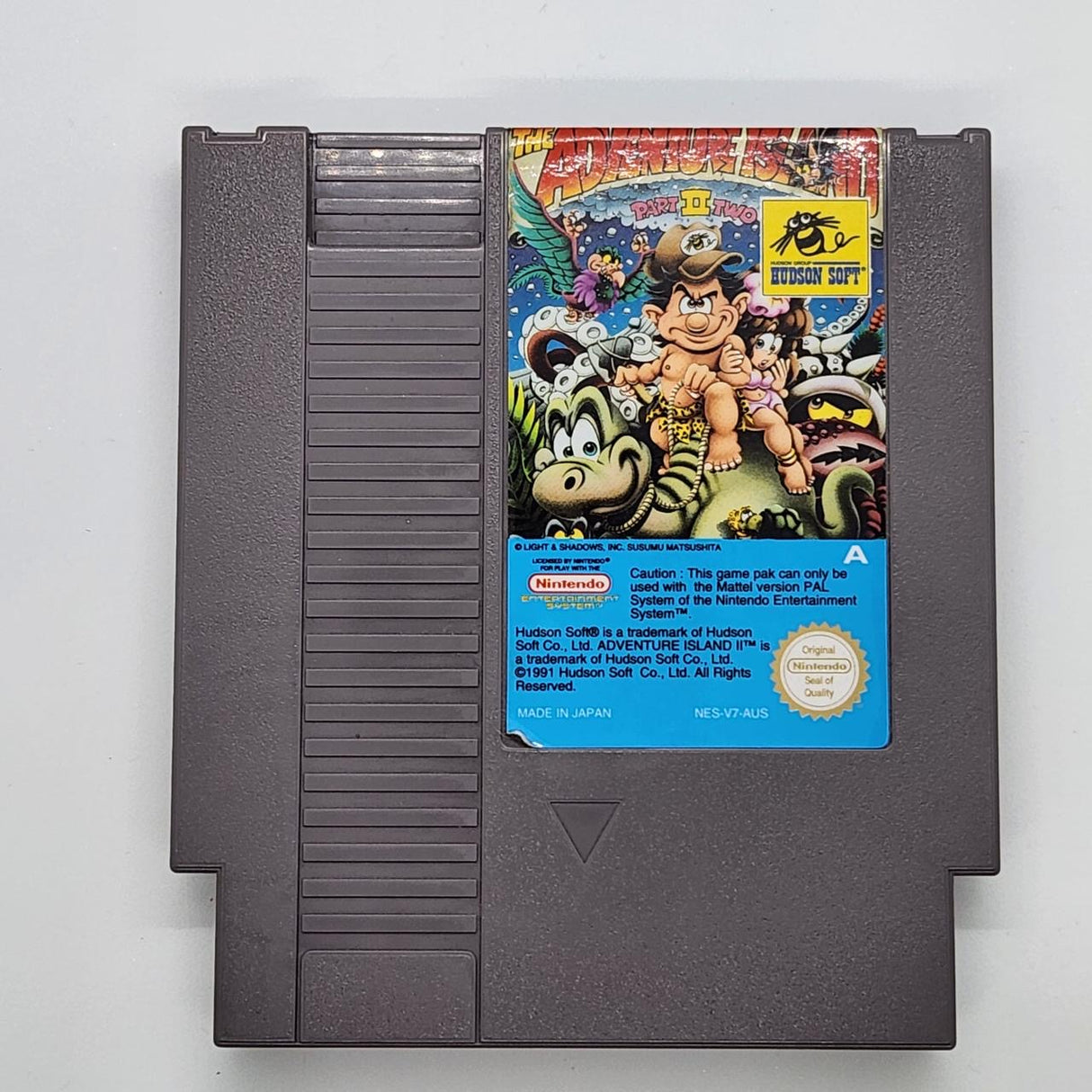 The Adventure Island Part II 2 Nintendo Entertainment System NES Game PAL