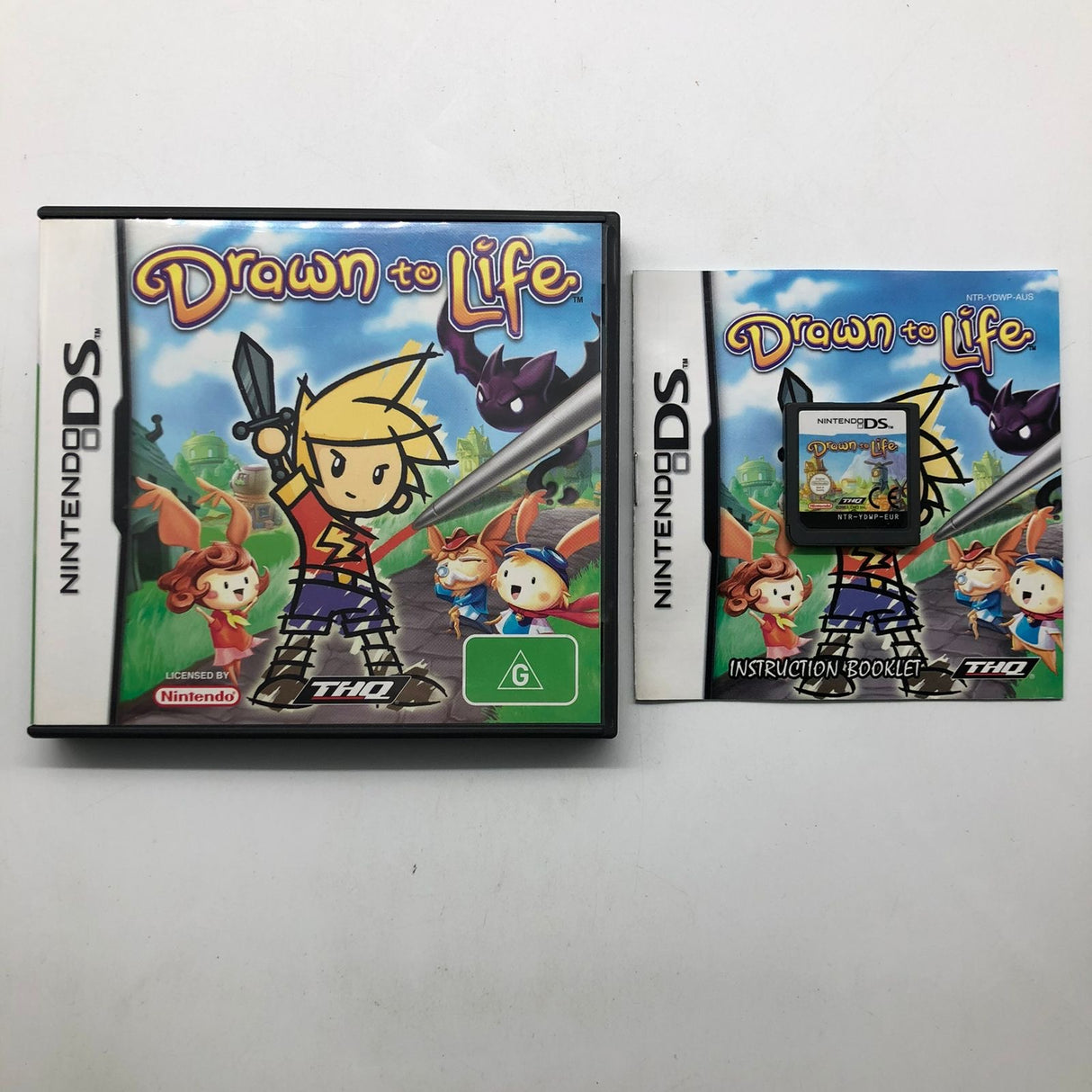 Drawn to Life Nintendo DS Game + Manual 25AU4