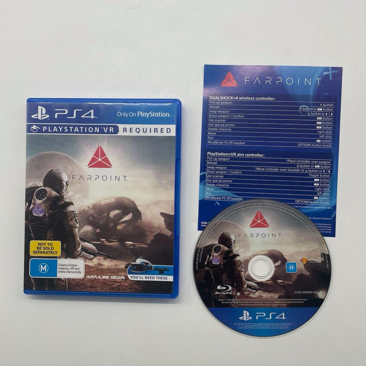 Far Point PS4 Playstation 4 Game + Manual PAL
