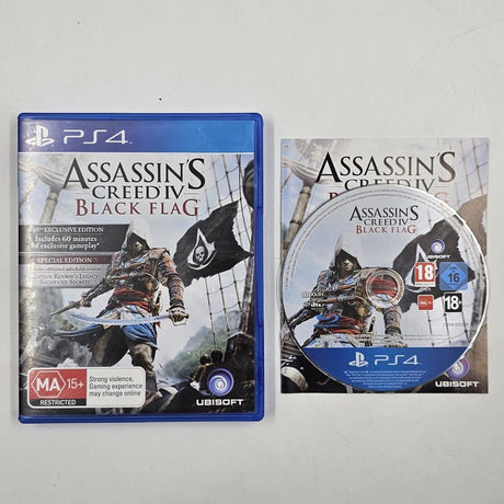 Assassin's Creed IV Black Flag PS4 Playstation 4 Game + Manual