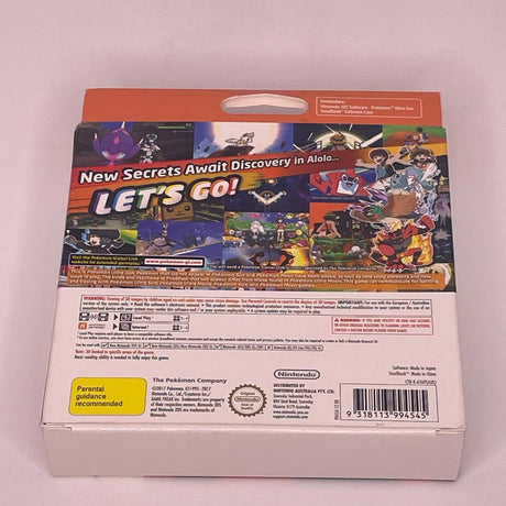 Pokemon Ultra Sun Fan Edition With Steelbook Edition Nintendo 3DS Game + Manual PAL