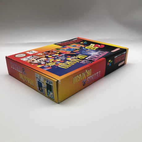 Tetris and Dr. Mario Super Nintendo SNES Game Boxed Complete PAL