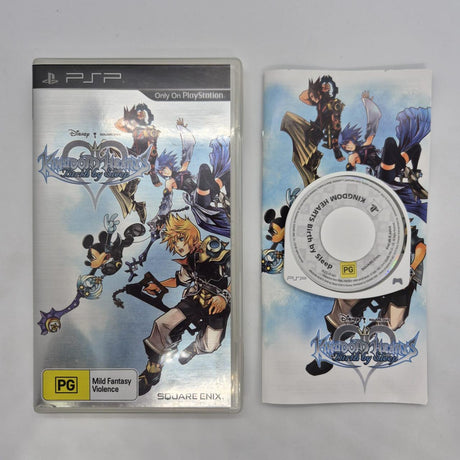 Kingdom Hearts Birth By Sleep PSP Playstation Portable Game + Manual