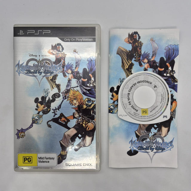 Kingdom Hearts Birth By Sleep PSP Playstation Portable Game + Manual