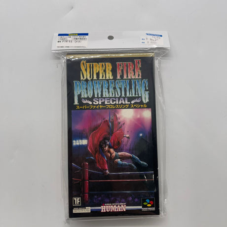 Super Fire Pro Wrestling Special Nintendo Super Famicom SNES Game Boxed NTSC-J