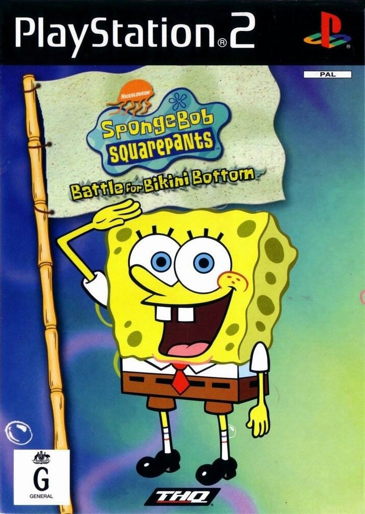 SpongeBob SquarePants: Battle for Bikini Bottom Playstation 2 PS2 Game PAL