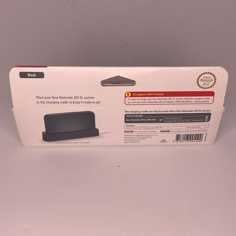 New Nintendo 3DS XL Console Charging Cradle Black PAL