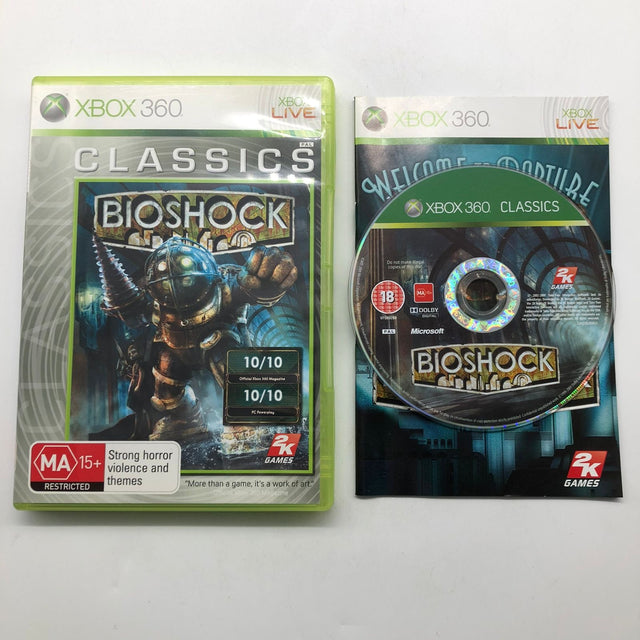 BioShock Xbox 360 Game + Manual PAL 25AU4