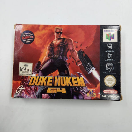 Duke Nukem Nintendo 64 N64 Game Boxed PAL