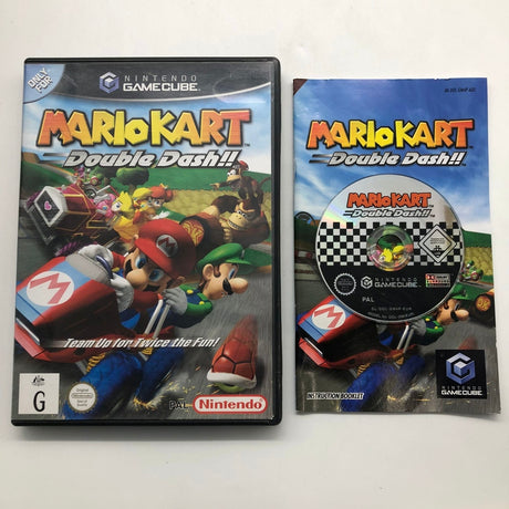 Mario Kart Double Dash Nintendo Gamecube Game + Manual PAL