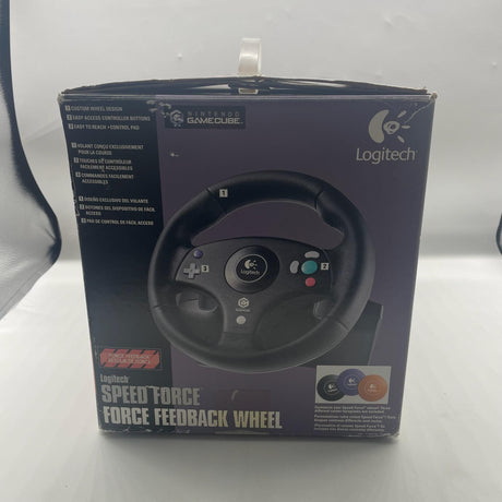 Nintendo Gamecube Logitech Speed Force Feedback Wheel Controller PAL-Trippy Trades