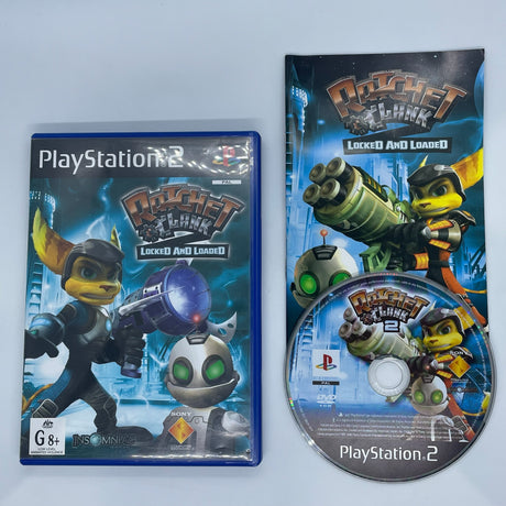 Ratchet & Clank 2 Locked And Loaded PS2 Playstation 2 Game + Manual PAL