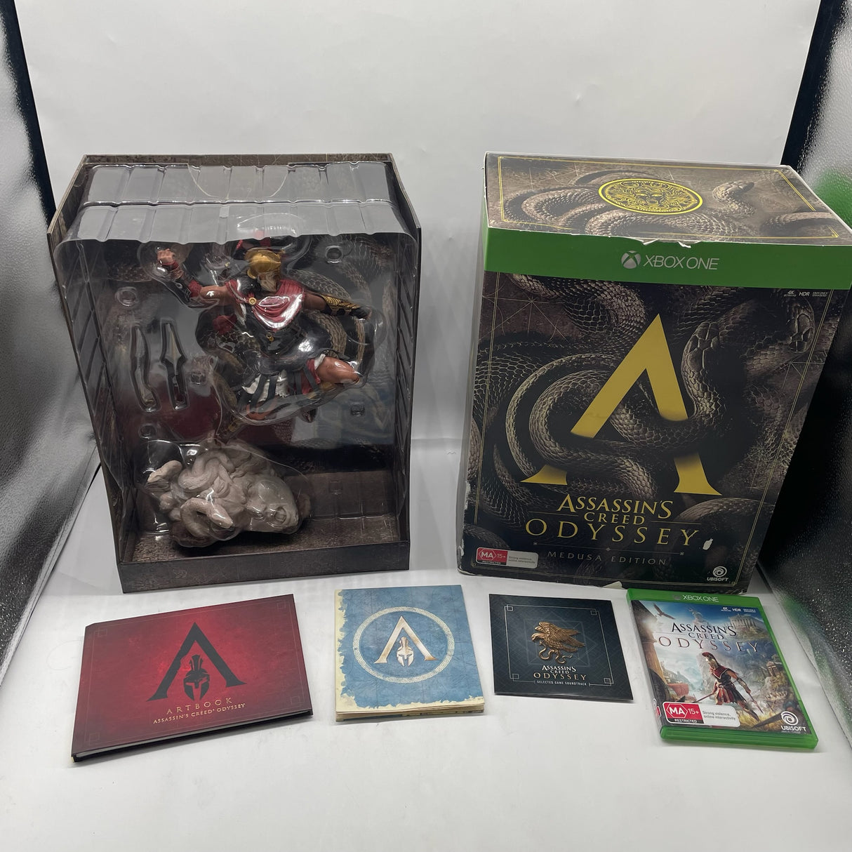 Assassin's Creed Odyssey Medusa Edition Xbox One Game + Figure Boxed PAL-Trippy Trades