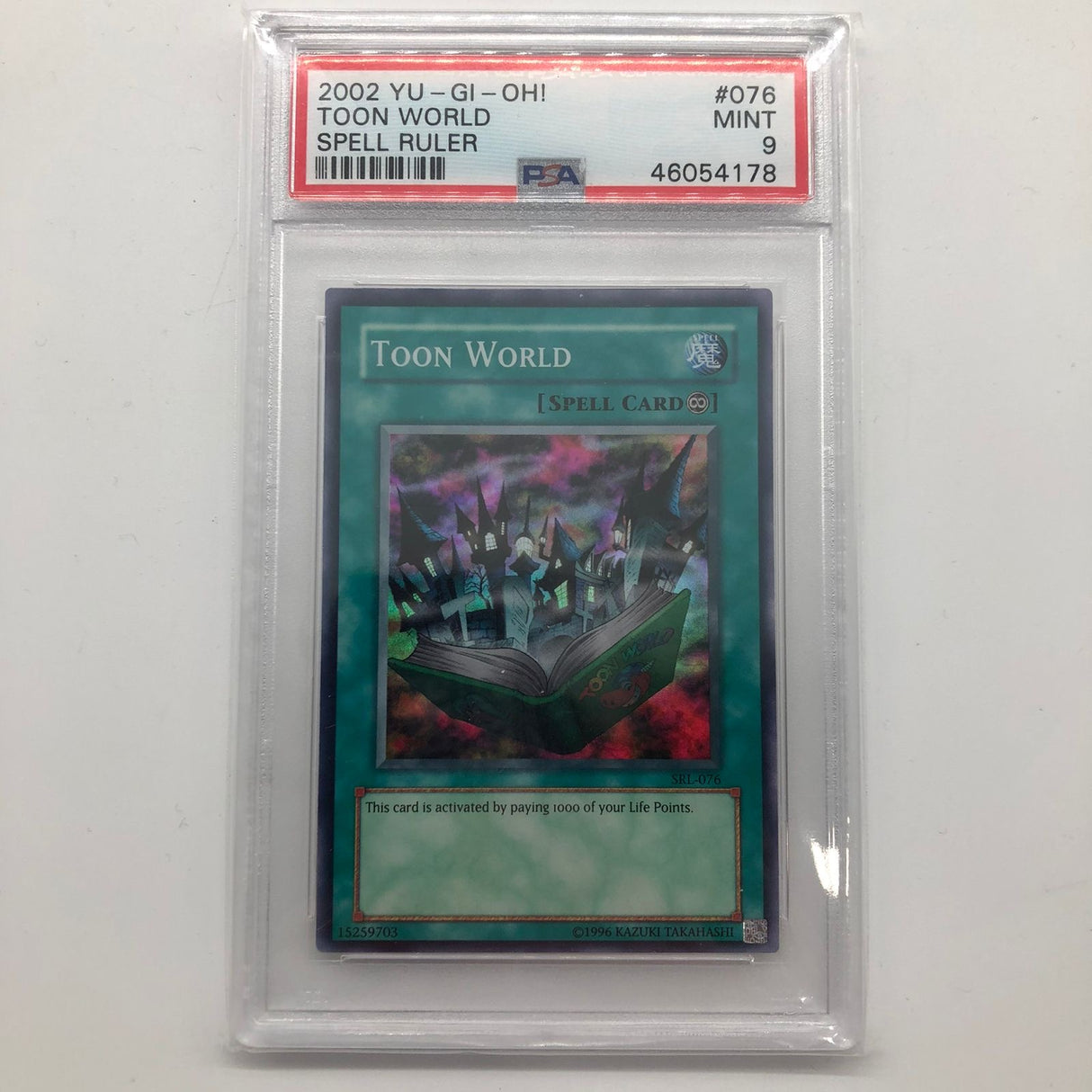 Yugioh Toon World card SRL-076 Graded PSA 9-Trippy Trades