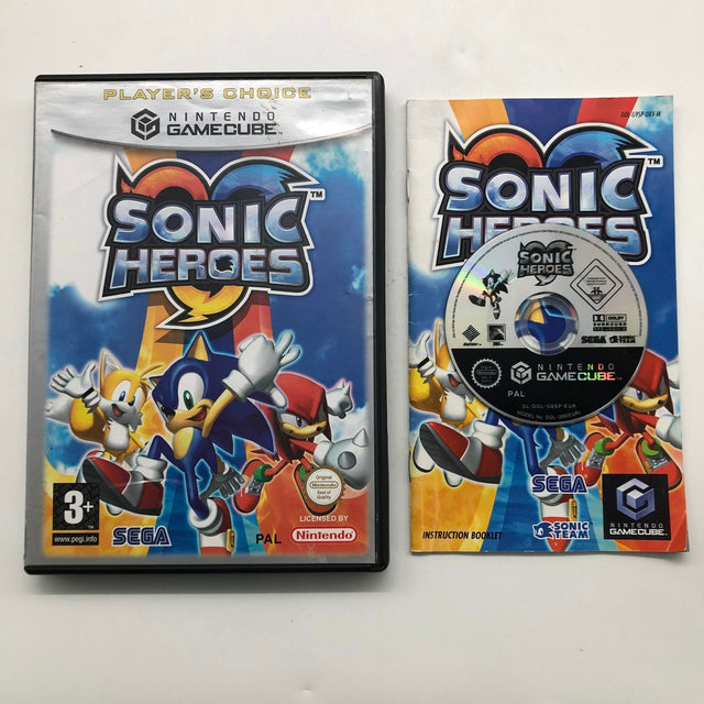 Sonic Heroes Nintendo Gamecube Game + Manual PAL