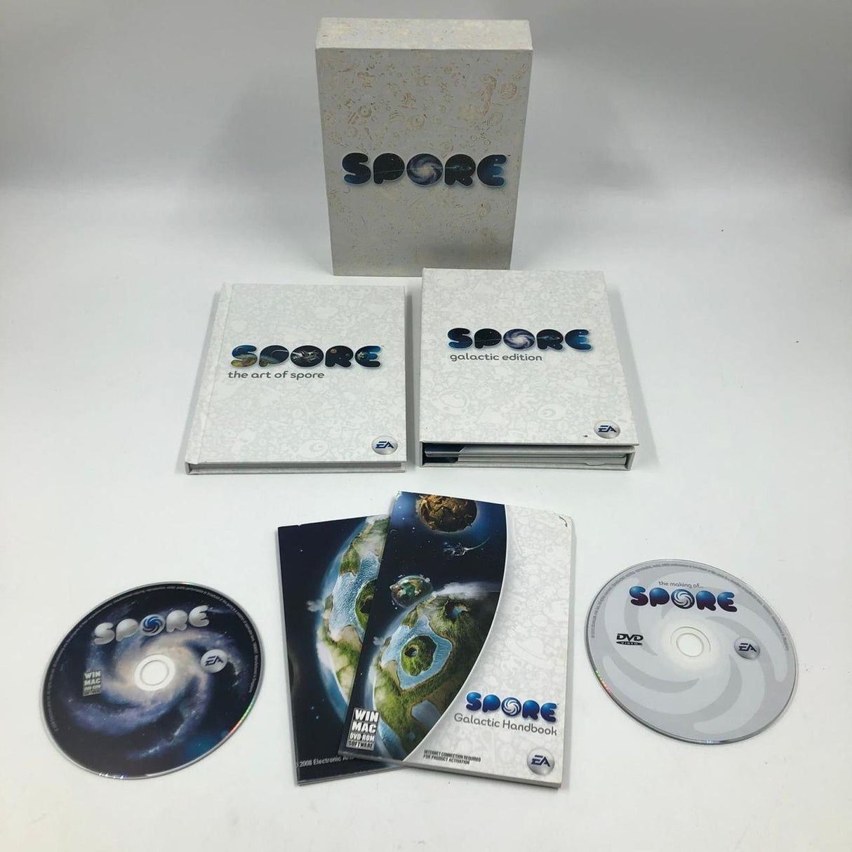 Spore Galactic Edition Dvd The Art of Spore Book, handbook, & gaming disc