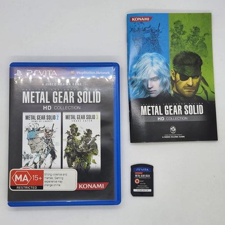 Metal Gear Solid HD Collection PS Vita Playstation Game + Manual