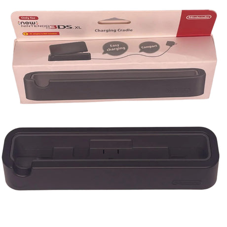 New Nintendo 3DS XL Console Charging Cradle Black PAL
