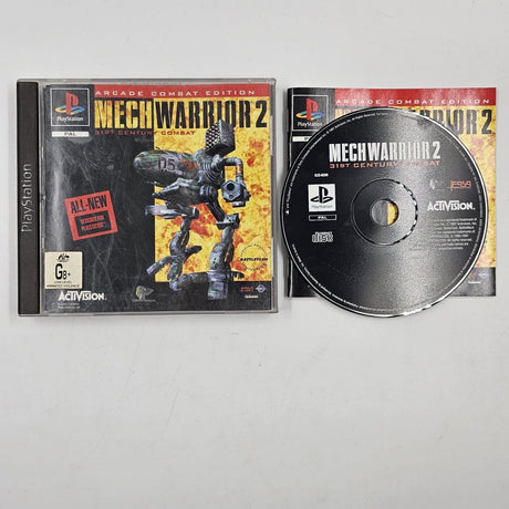 Mech Warrior 2 PS1 Playstation 1 Game + Manual PAL