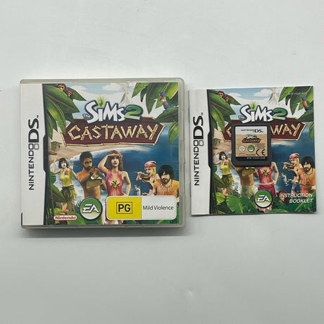 The Sims 2 Castaway Nintendo DS Game + Manual