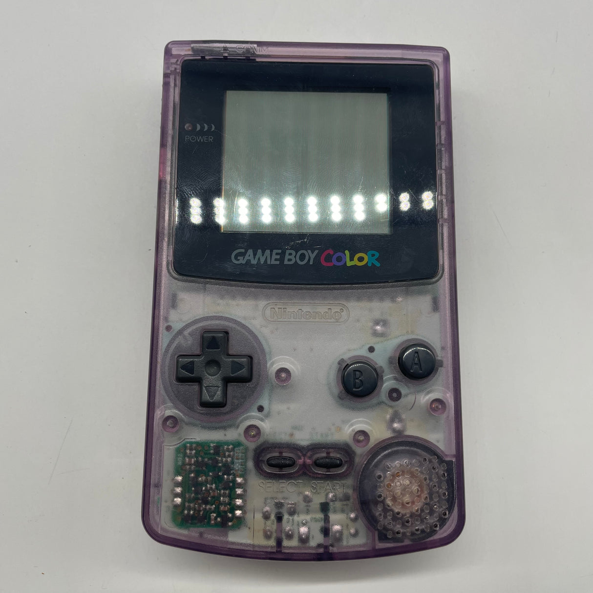 Game Boy Color Atomic Clear Purple Console Boxed Complete with Manual