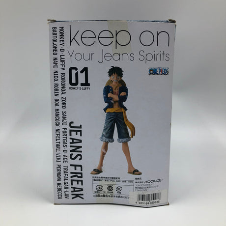 One Piece Jeans Freak 01 Monkey D Luffy Figure Boxed