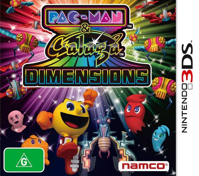 Pac-Man & Galaga Dimensions 3DS Game PAL