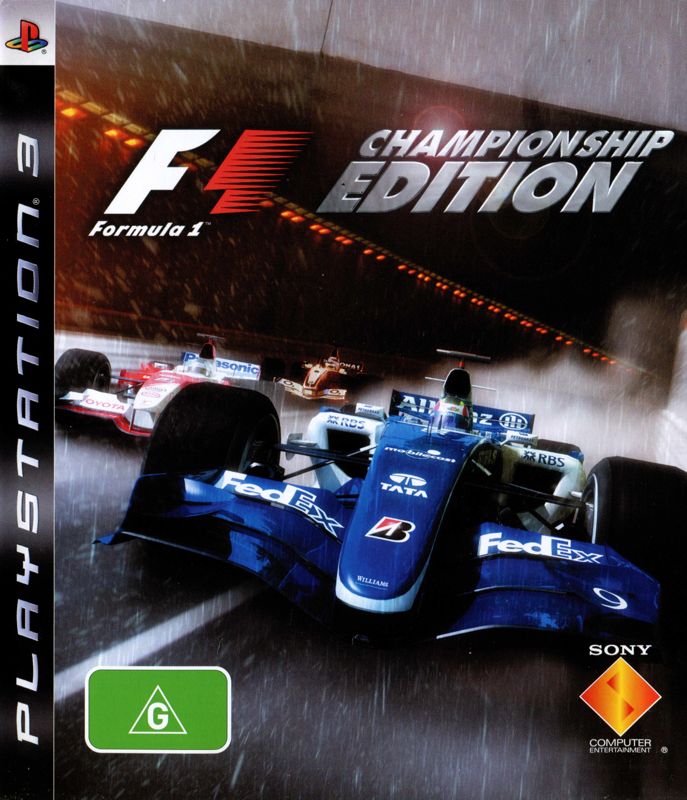 Formula One Championship Edition Playstation 3 PS3 Game PAL