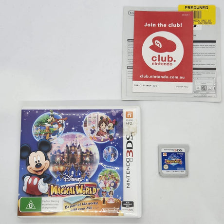 Disney Magical World Nintendo 3DS Game + Manual PAL