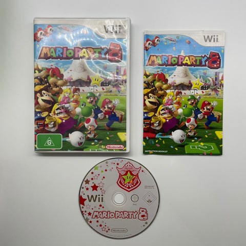 Mario Party 8 Nintendo Wii Game + Manual PAL 05A4
