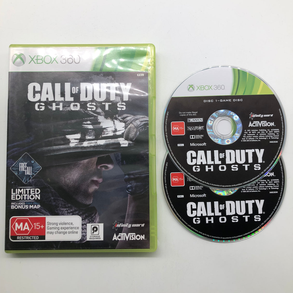 Call Of Duty Ghosts Xbox 360 Game PAL 25AU4