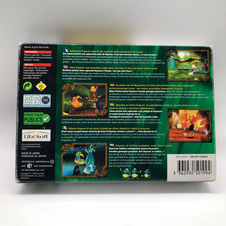 Rayman 2 The Great Escape Nintendo 64 N64 Game Boxed Complete PAL