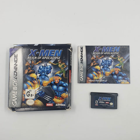 X-Men Reign of Apocalypse Nintendo Gameboy Advance GBA Game Boxed + Manual PAL 05A4