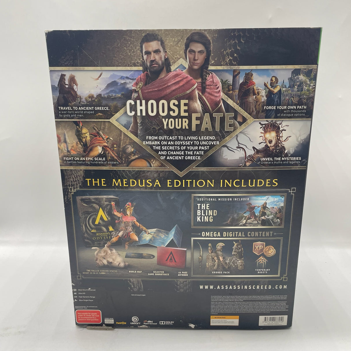 Assassin's Creed Odyssey Medusa Edition Xbox One Game + Figure Boxed PAL-Trippy Trades