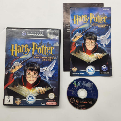 Harry Potter and the Philosopher's Stone Nintendo Gamecube Game + Manual PAL