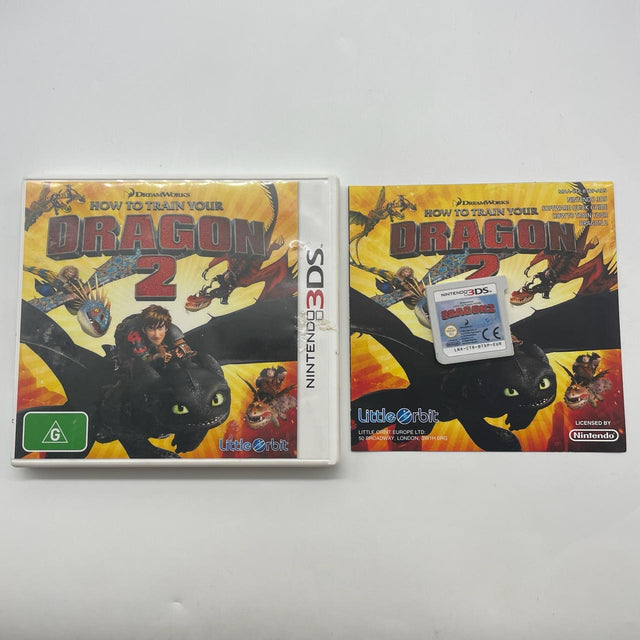 How To Train Your Dragon 2 Nintendo 3DS Game + Manual PAL