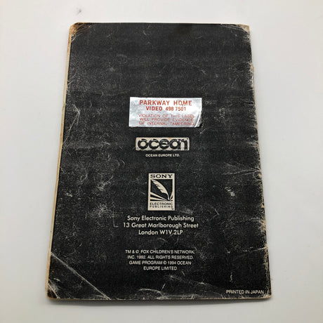 Eek! the Cat Super Nintendo SNES Game Boxed Complete PAL