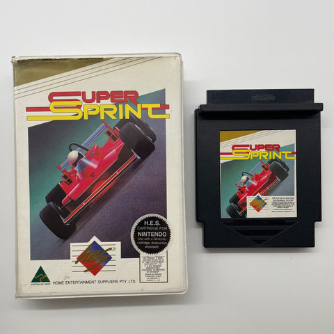 Super Sprint Nintendo Entertainment System NES HES Game 05A4