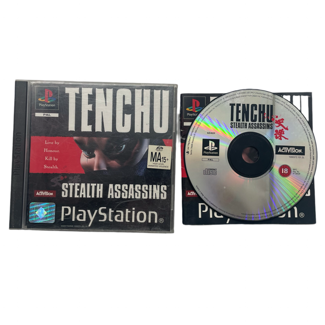 Tenchu Stealth Assassins PlayStation 1 PS1 Game + Manual PAL-Trippy Trades