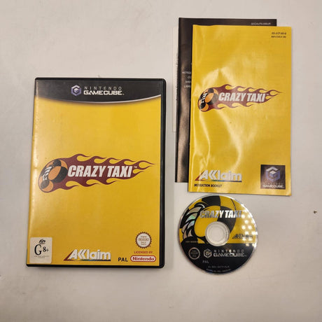 Crazy Taxi Nintendo Gamecube Game + Manual PAL