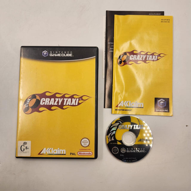 Crazy Taxi Nintendo Gamecube Game + Manual PAL