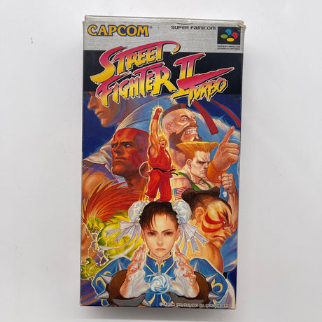 Street Fighter II 2 Turbo Nintendo Super Famicom SNES Game Boxed NTSC-J