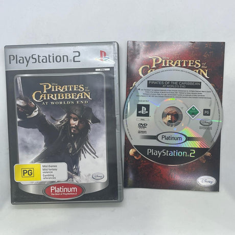 Pirates Of The Caribbean At Worlds End PS2 PlayStation 2 game + Manual PAL