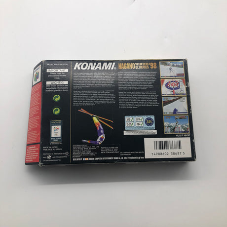 Nagano Winter Olympics 98 Nintendo 64 N64 Game Boxed PAL
