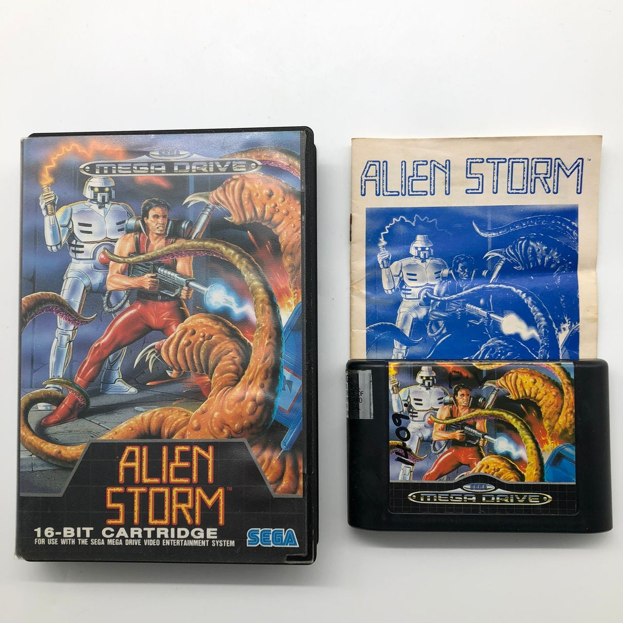 Alien Storm Sega Mega Drive Game + Manual PAL