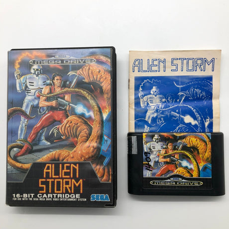 Alien Storm Sega Mega Drive Game + Manual PAL