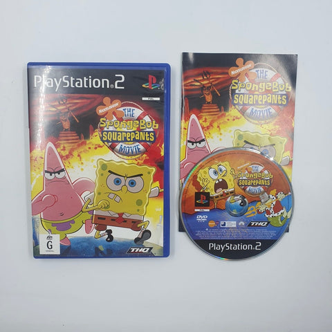 The Spongebob Squarepants Movie PS2 Playstation 2 Game + Manual PAL 05A4