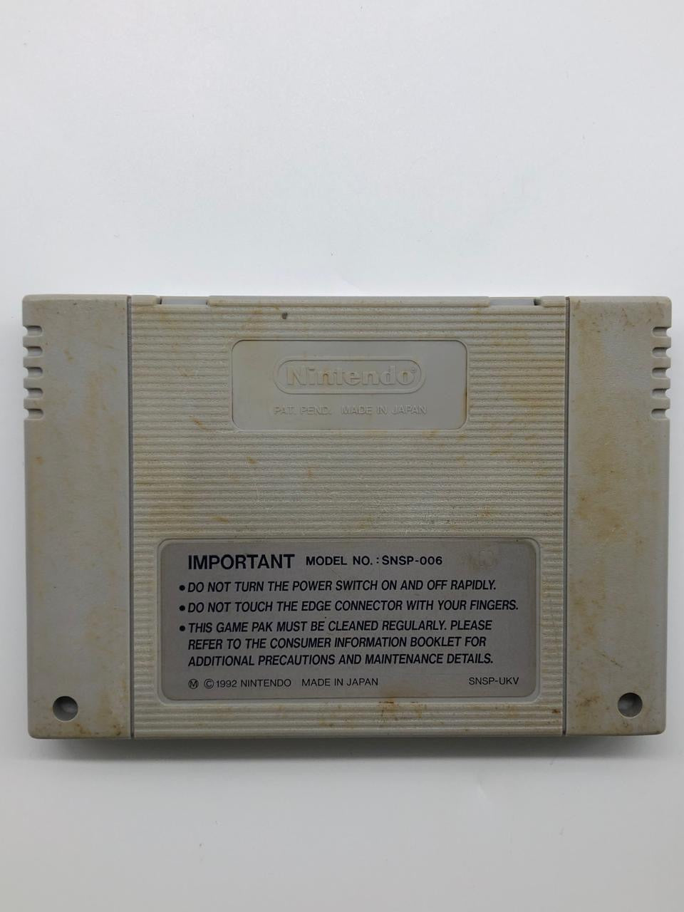 Mortal Kombat Super Nintendo SNES Game Cartridge PAL 9JE4 - Trippy Trades 