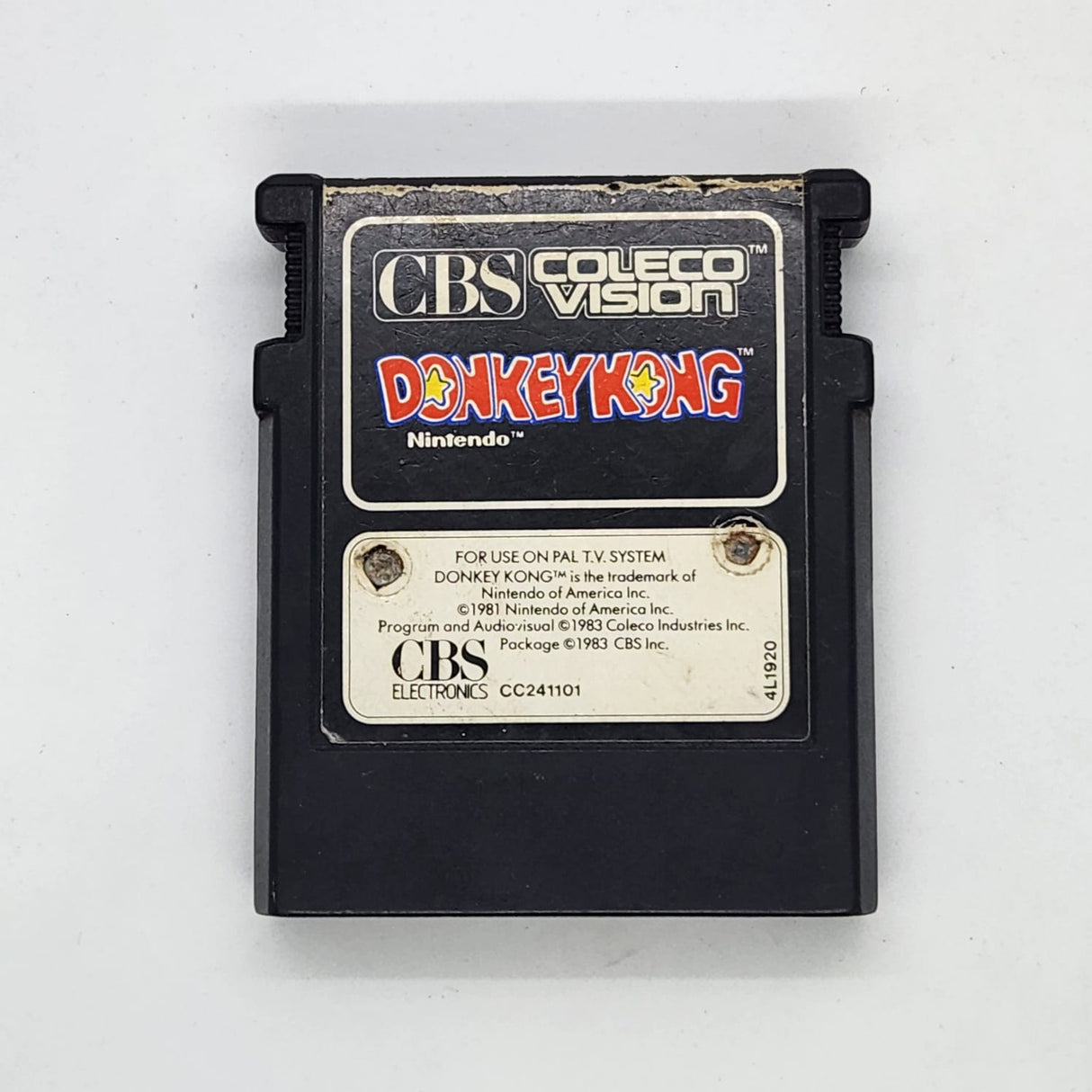 Donkey Kong Nintendo Coleco Vision Game Cartridge